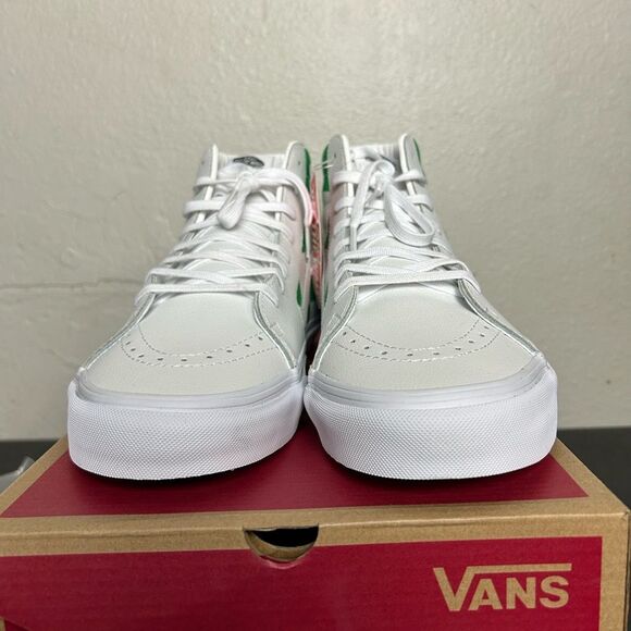 NEW Vans SK8 Hi Leather checkboard #VNOA4BV6TS9 men’s size 12 - Picture 4 of 8